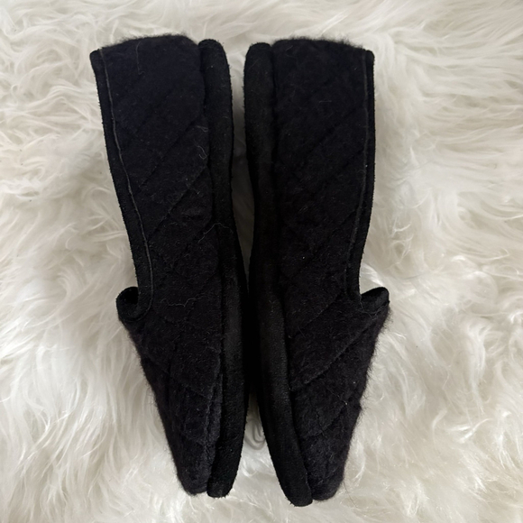 Loro Piana 100% Cashmere Slippers Quilted House Shoes Size 39/US 8-8.5 - Picture 7 of 9